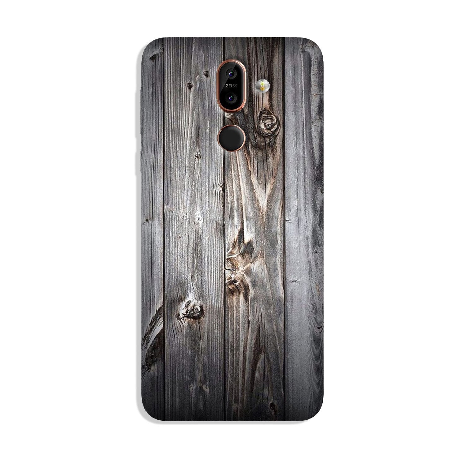 Wooden Look Case for Nokia 8.1  (Design - 114)