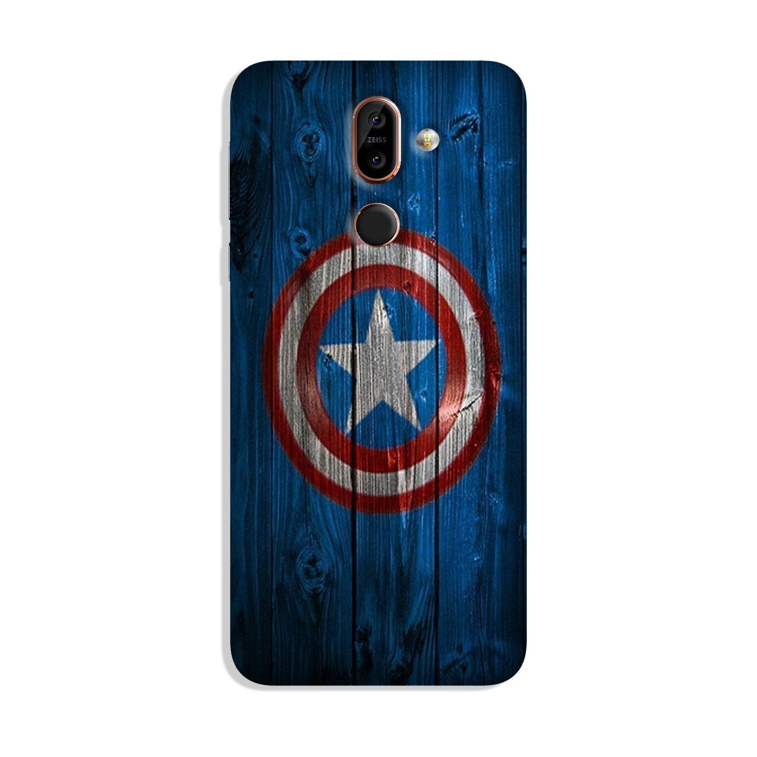 Captain America Superhero Case for Nokia 8.1(Design - 118)
