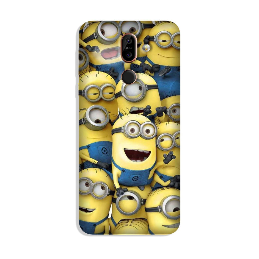 Minions Case for Nokia 8.1  (Design - 127)