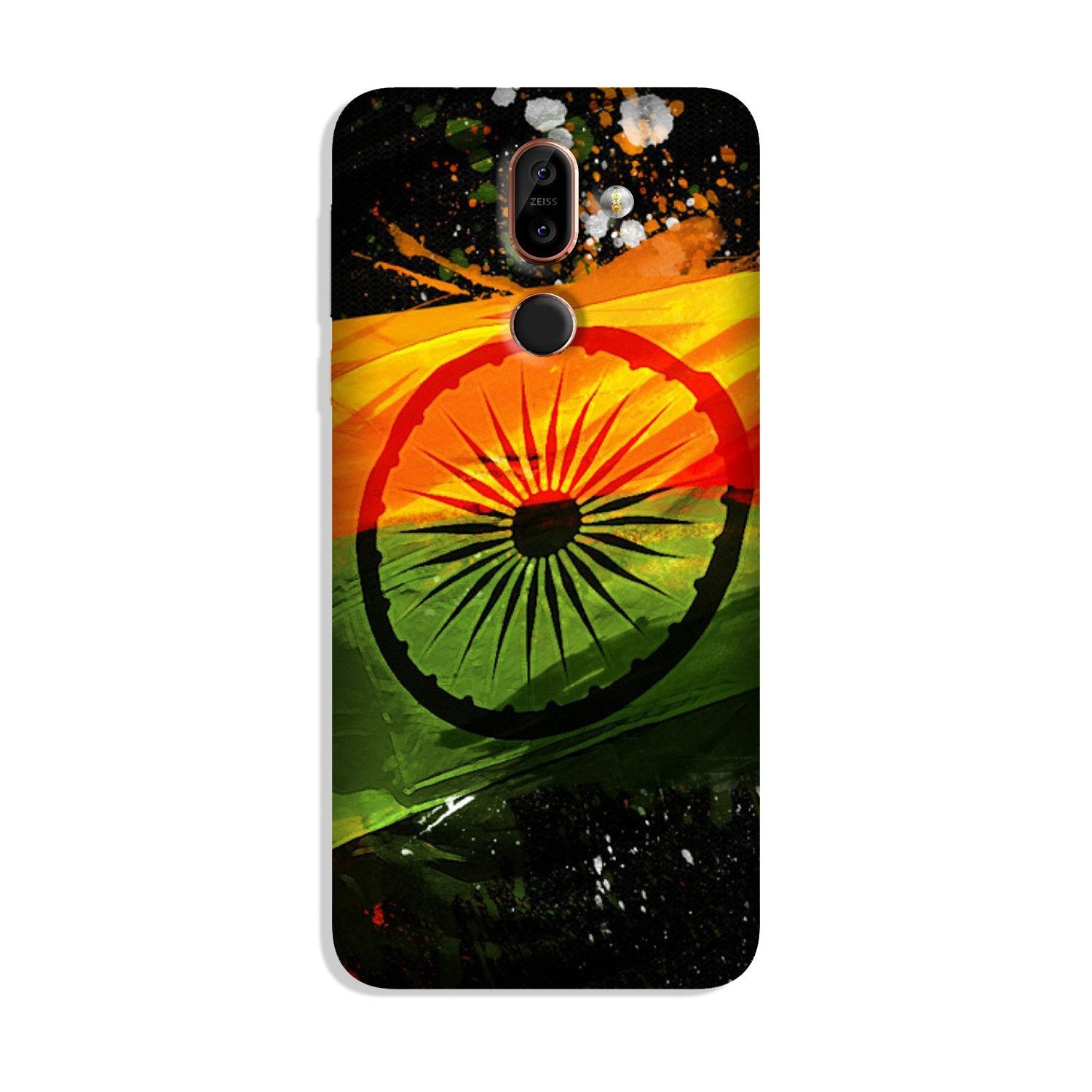 Indian Flag Case for Nokia 8.1  (Design - 137)