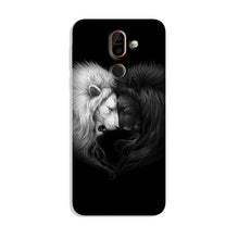 Dark White Lion Case for Nokia 8.1  (Design - 140)