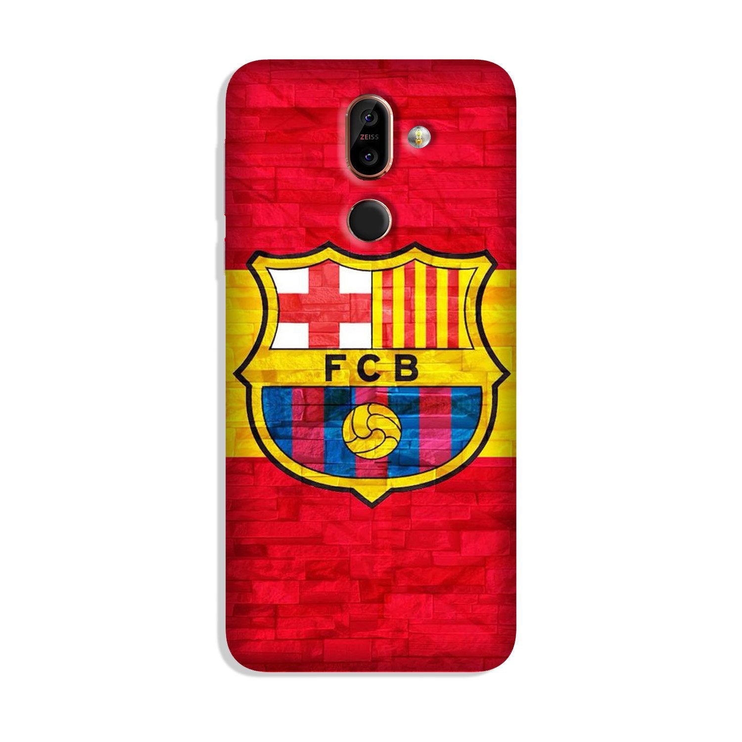 FCB Football Case for Nokia 8.1  (Design - 174)
