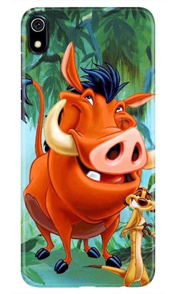 Timon and Pumbaa Mobile Back Case for Redmi 7A(Design - 305)