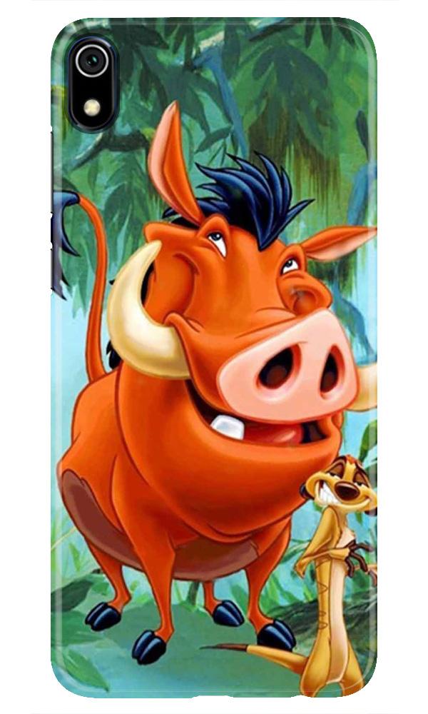 Timon and Pumbaa Mobile Back Case for Redmi 7A  (Design - 305)