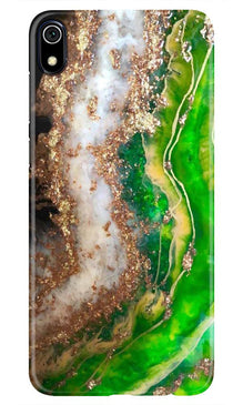Marble Texture Mobile Back Case for Redmi 7A  (Design - 307)