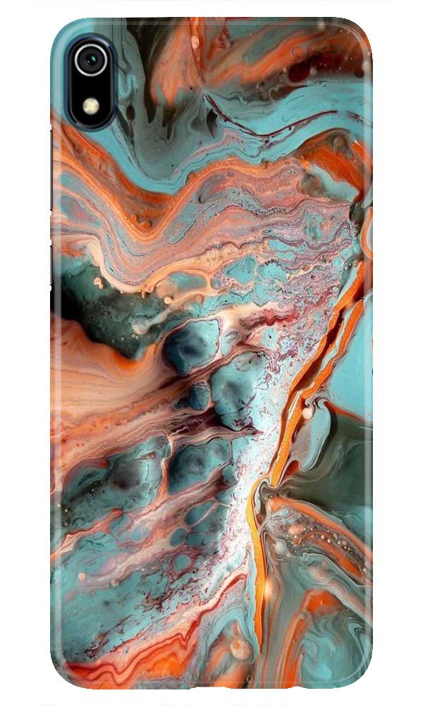 Marble Texture Mobile Back Case for Redmi 7A  (Design - 309)