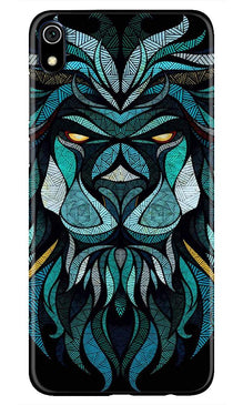 Lion Mobile Back Case for Redmi 7A  (Design - 314)