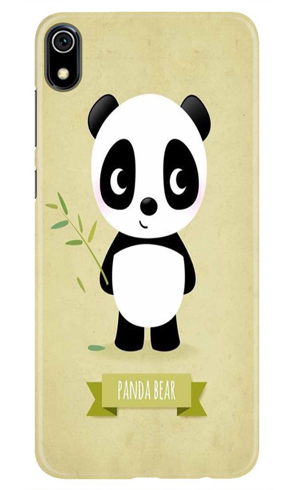 Panda Bear Mobile Back Case for Redmi 7A(Design - 317)