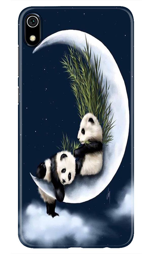 Panda Moon Mobile Back Case for Redmi 7A(Design - 318)