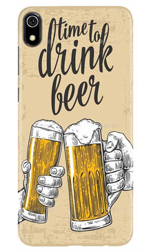 Drink Beer Mobile Back Case for Redmi 7A  (Design - 328)