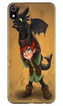 Dragon Mobile Back Case for Redmi 7A  (Design - 336)