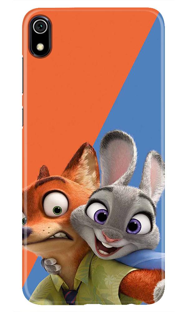 Cartoon Mobile Back Case for Redmi 7A  (Design - 346)