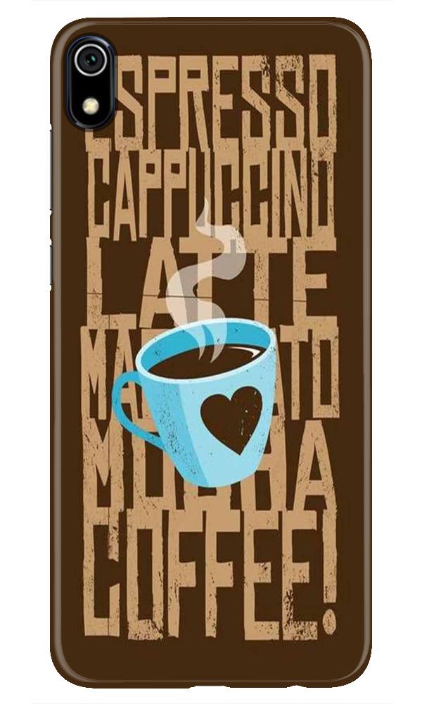 Love Coffee Mobile Back Case for Redmi 7A  (Design - 351)