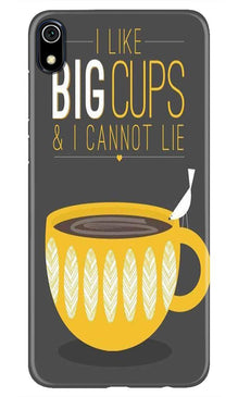 Big Cups Coffee Mobile Back Case for Redmi 7A  (Design - 352)