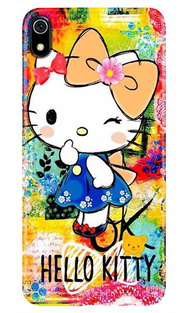 Hello Kitty Mobile Back Case for Redmi 7A  (Design - 362)