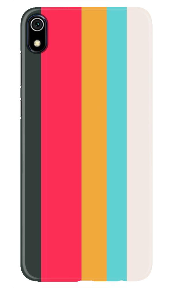 Color Pattern Mobile Back Case for Redmi 7A  (Design - 369)