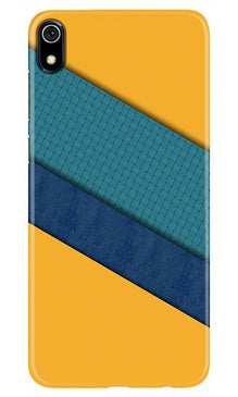 Diagonal Pattern Mobile Back Case for Redmi 7A  (Design - 370)