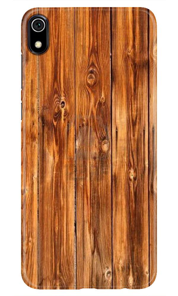 Wooden Texture Mobile Back Case for Redmi 7A  (Design - 376)