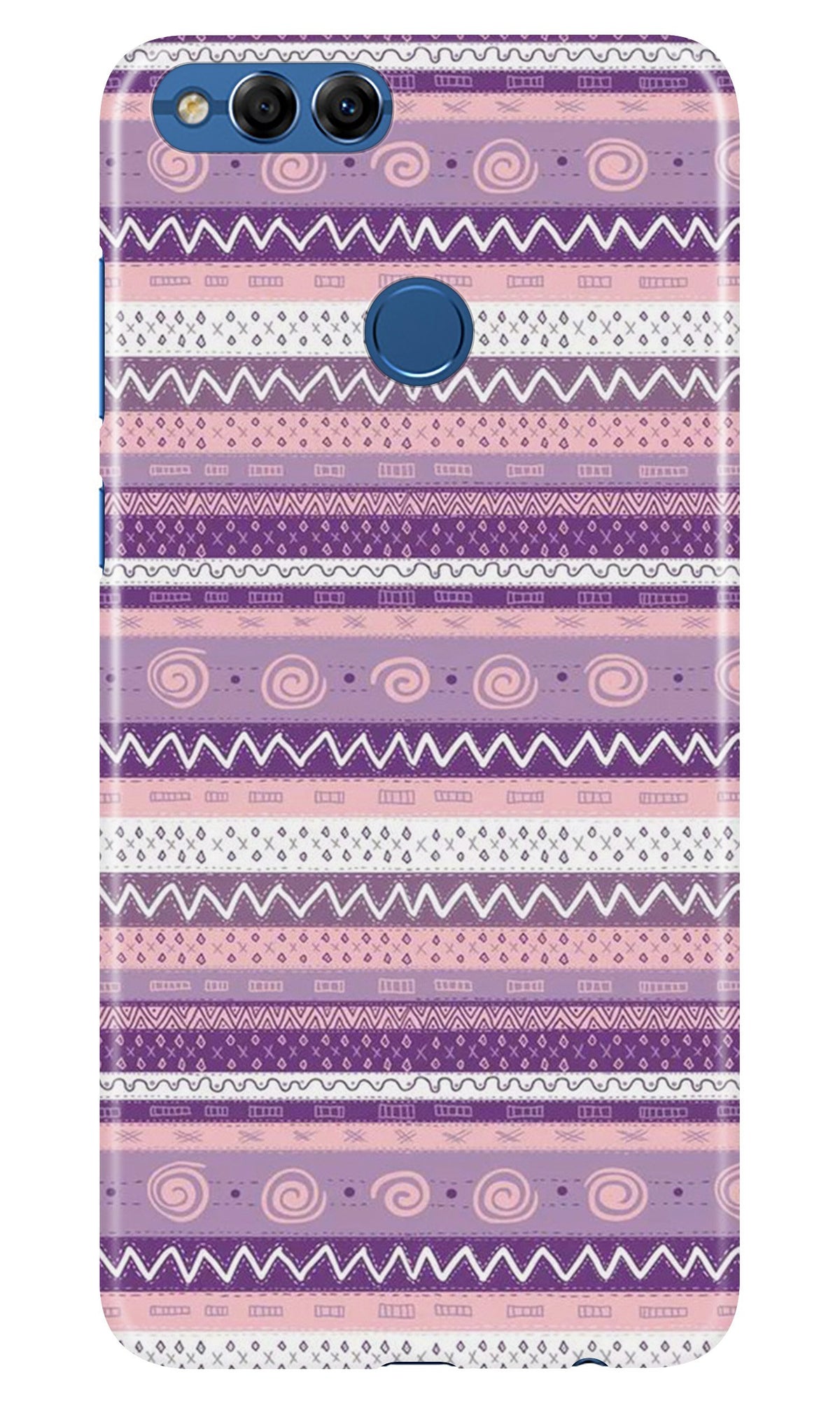 Zigzag line pattern3 Case for Huawei Honor 7C