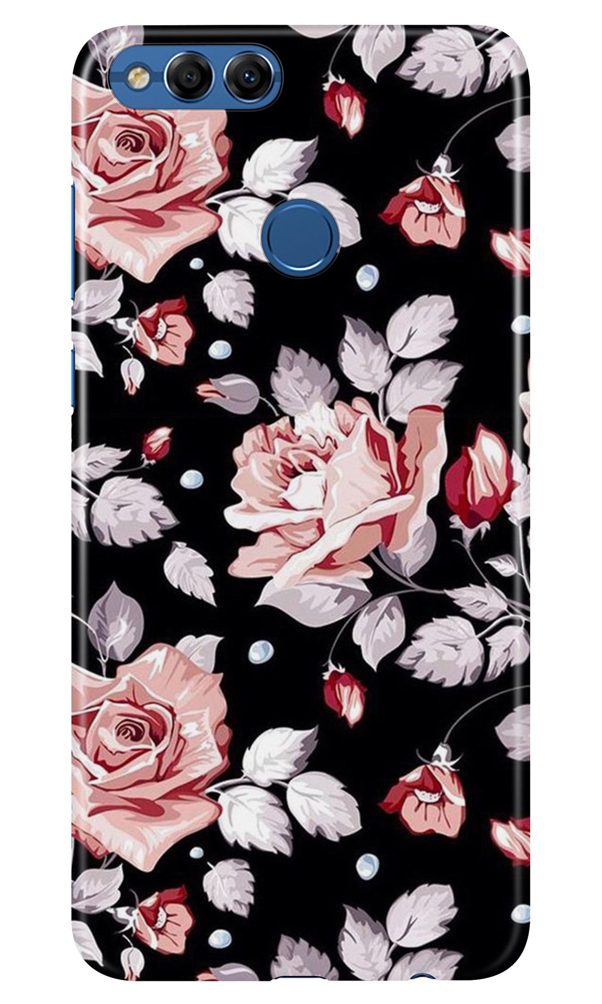Pink rose Case for Huawei Honor 7C
