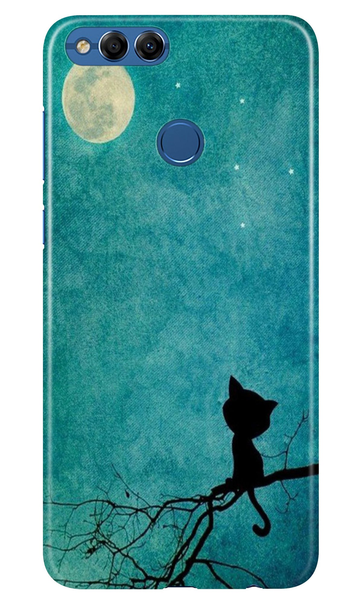 Moon cat Case for Huawei Honor 7C