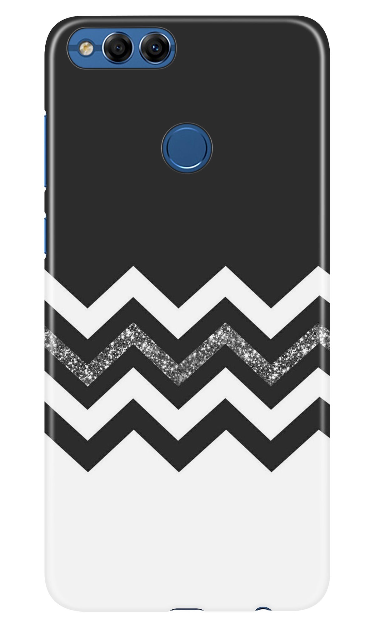 Black white Pattern2Case for Huawei Honor 7C