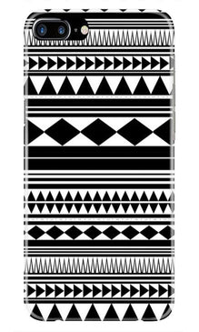 Black white Pattern Mobile Back Case for iPhone 7 Plus (Design - 5)