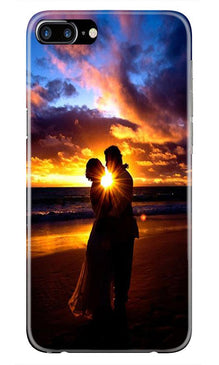 Couple Sea shore Mobile Back Case for iPhone 7 Plus (Design - 13)