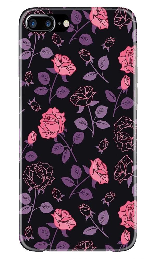 Rose Black Background Case for iPhone 7 Plus