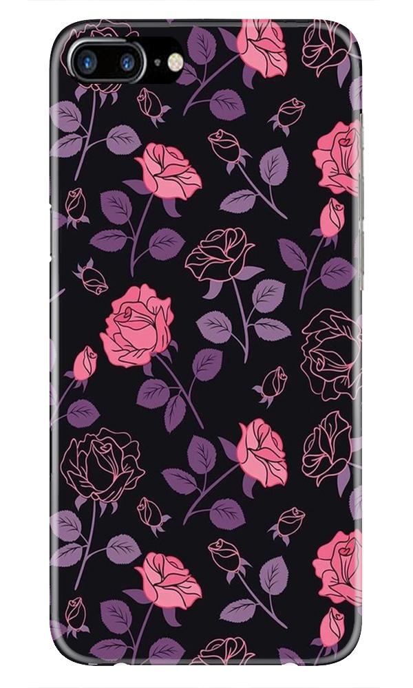 Rose Black Background Case for iPhone 7 Plus