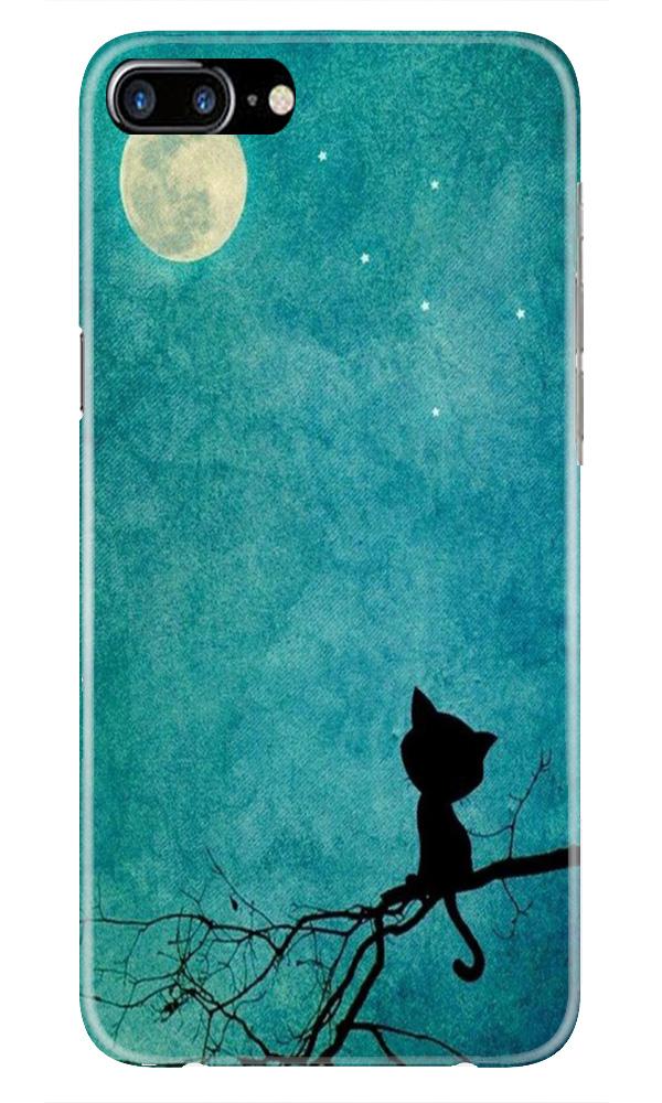Moon cat Case for iPhone 7 Plus