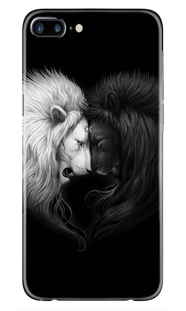 Dark White Lion Case for iPhone 7 Plus(Design - 140)
