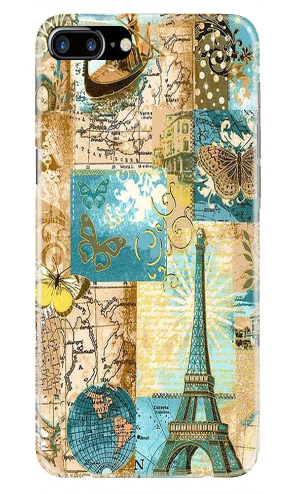 Travel Eiffel Tower Case for iPhone 7 Plus (Design No. 206)