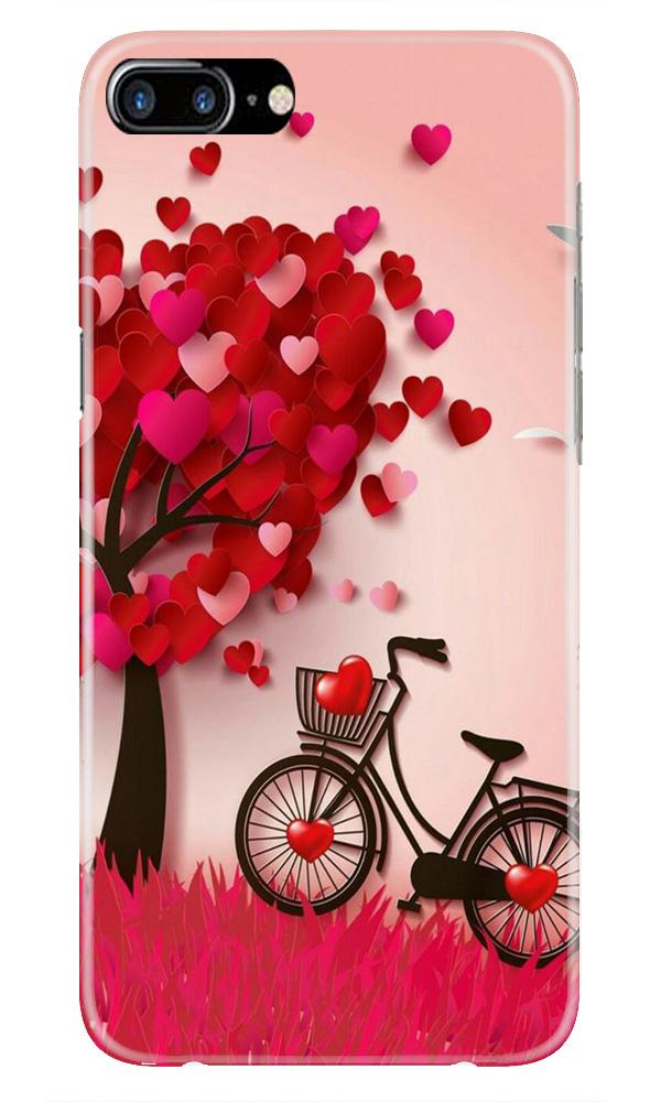 Red Heart Cycle Case for iPhone 7 Plus (Design No. 222)