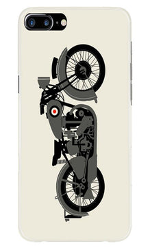 MotorCycle Mobile Back Case for iPhone 7 Plus (Design - 259)