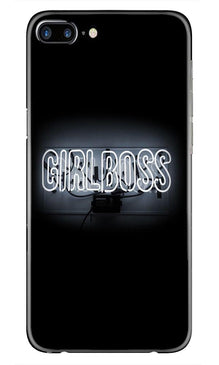Girl Boss Black Mobile Back Case for iPhone 7 Plus (Design - 268)