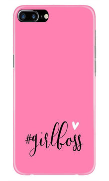 Girl Boss Pink Mobile Back Case for iPhone 7 Plus (Design - 269)