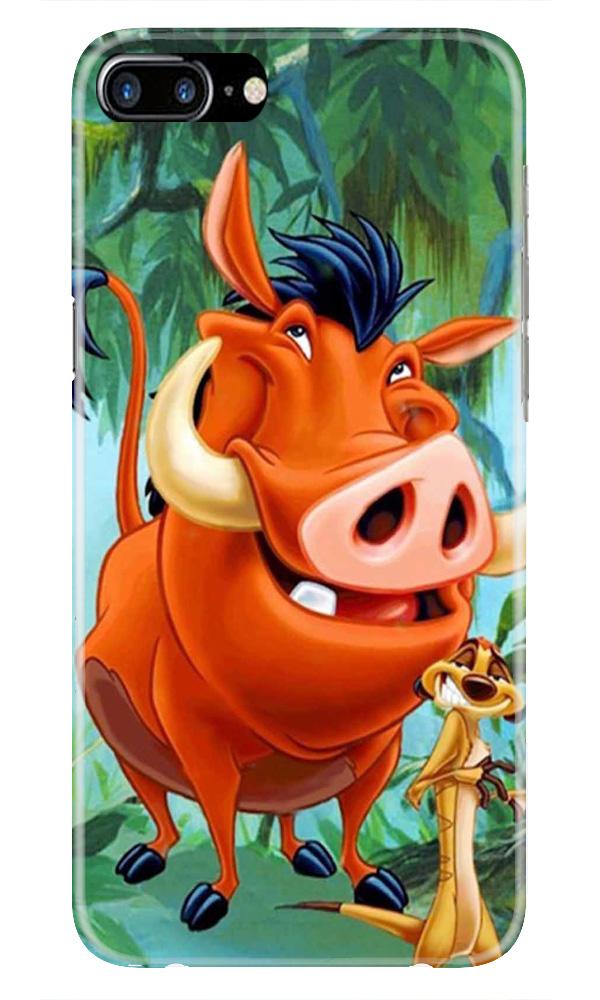 Timon and Pumbaa Mobile Back Case for iPhone 7 Plus(Design - 305)