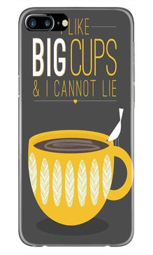 Big Cups Coffee Mobile Back Case for iPhone 7 Plus  (Design - 352)