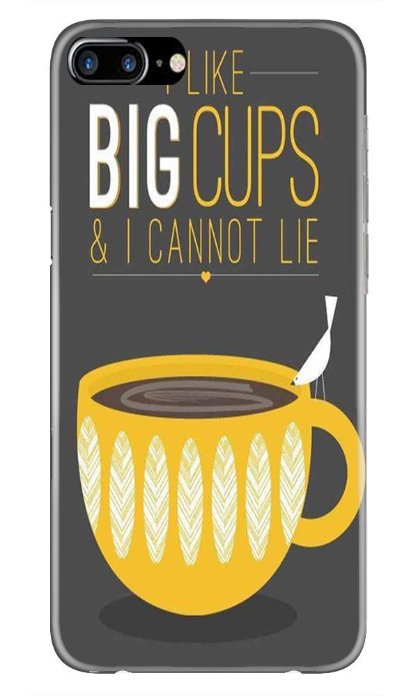 Big Cups Coffee Mobile Back Case for iPhone 7 Plus  (Design - 352)
