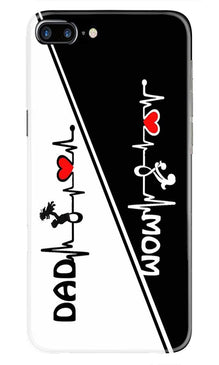 Love Mom Dad Mobile Back Case for iPhone 7 Plus  (Design - 385)