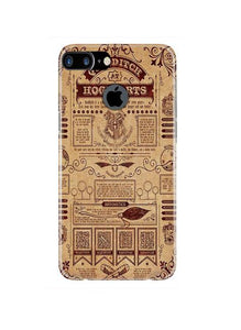 Hogwarts Mobile Back Case for iPhone 7 Plus Logo Cut  (Design - 304)