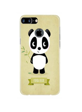 Panda Bear Mobile Back Case for iPhone 7 Plus Logo Cut(Design - 317)