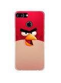 Angry Bird Red Mobile Back Case for iPhone 7 Plus Logo Cut  (Design - 325)