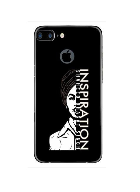 Bhagat Singh Mobile Back Case for iPhone 7 Plus Logo Cut  (Design - 329)
