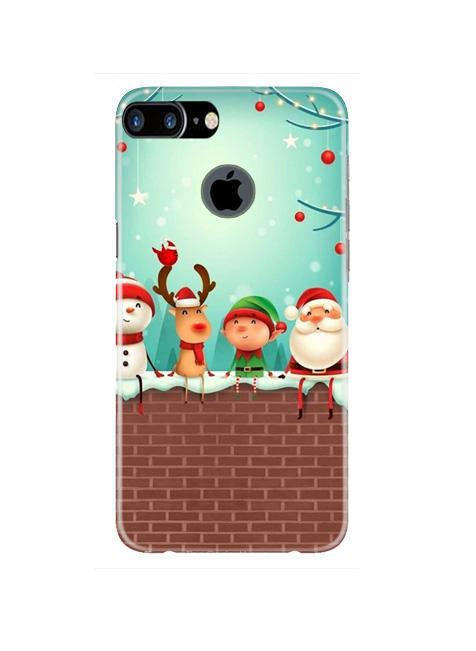 Santa Claus Mobile Back Case for iPhone 7 Plus Logo Cut  (Design - 334)
