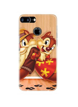 Chip n Dale Mobile Back Case for iPhone 7 Plus Logo Cut(Design - 335)
