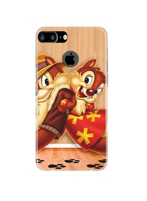 Chip n Dale Mobile Back Case for iPhone 7 Plus Logo Cut  (Design - 335)