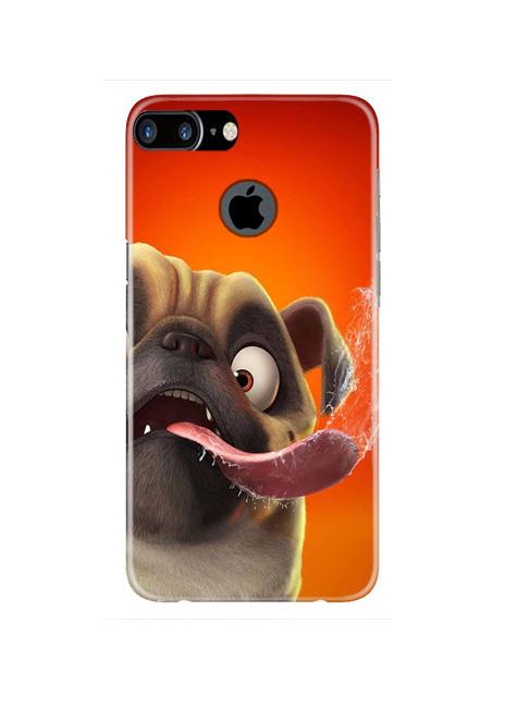 Dog Mobile Back Case for iPhone 7 Plus Logo Cut  (Design - 343)
