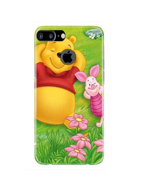 Winnie The Pooh Mobile Back Case for iPhone 7 Plus Logo Cut  (Design - 348)